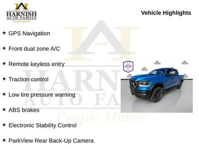 2024 RAM 1500 Rebel Crew Cab 4x4 5'7" Box