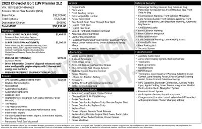 2023 Chevrolet Bolt EUV Premier