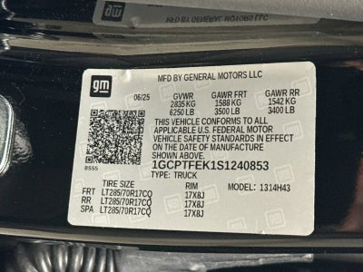 2025 Chevrolet Colorado ZR2