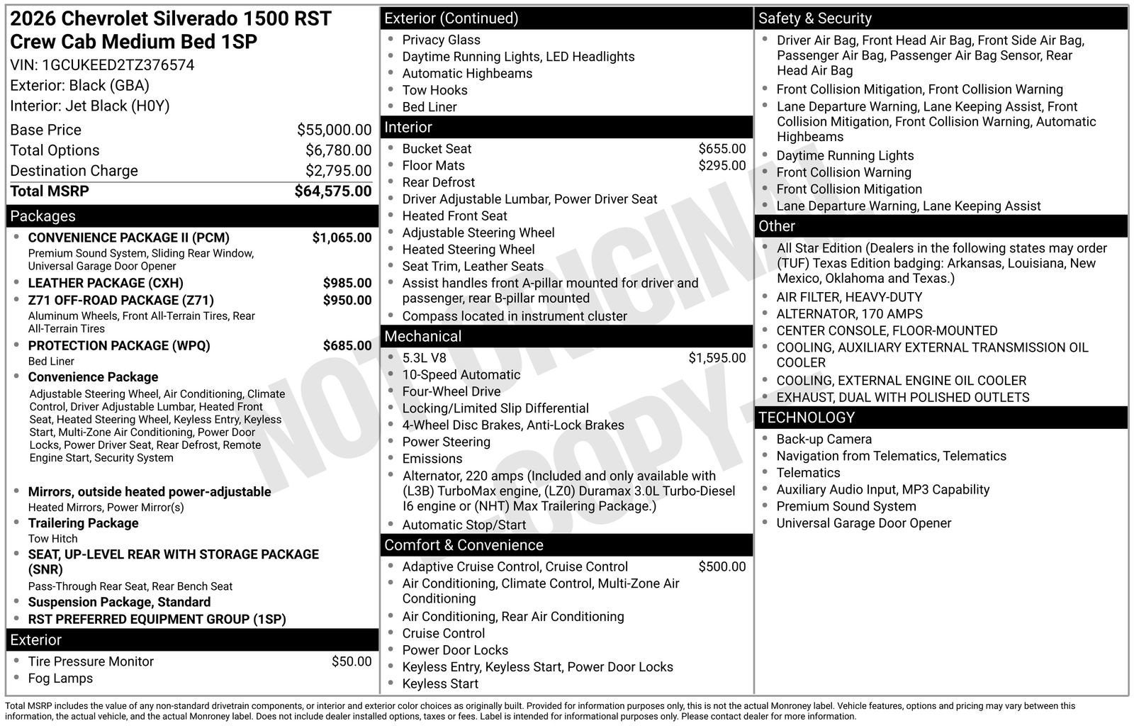 2026 Chevrolet Silverado 1500 RST