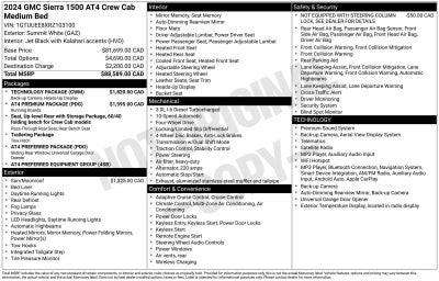 2024 GMC Sierra 1500 AT4
