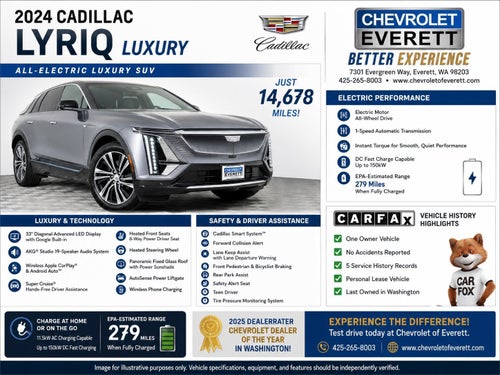2024 Cadillac LYRIQ Luxury 2
