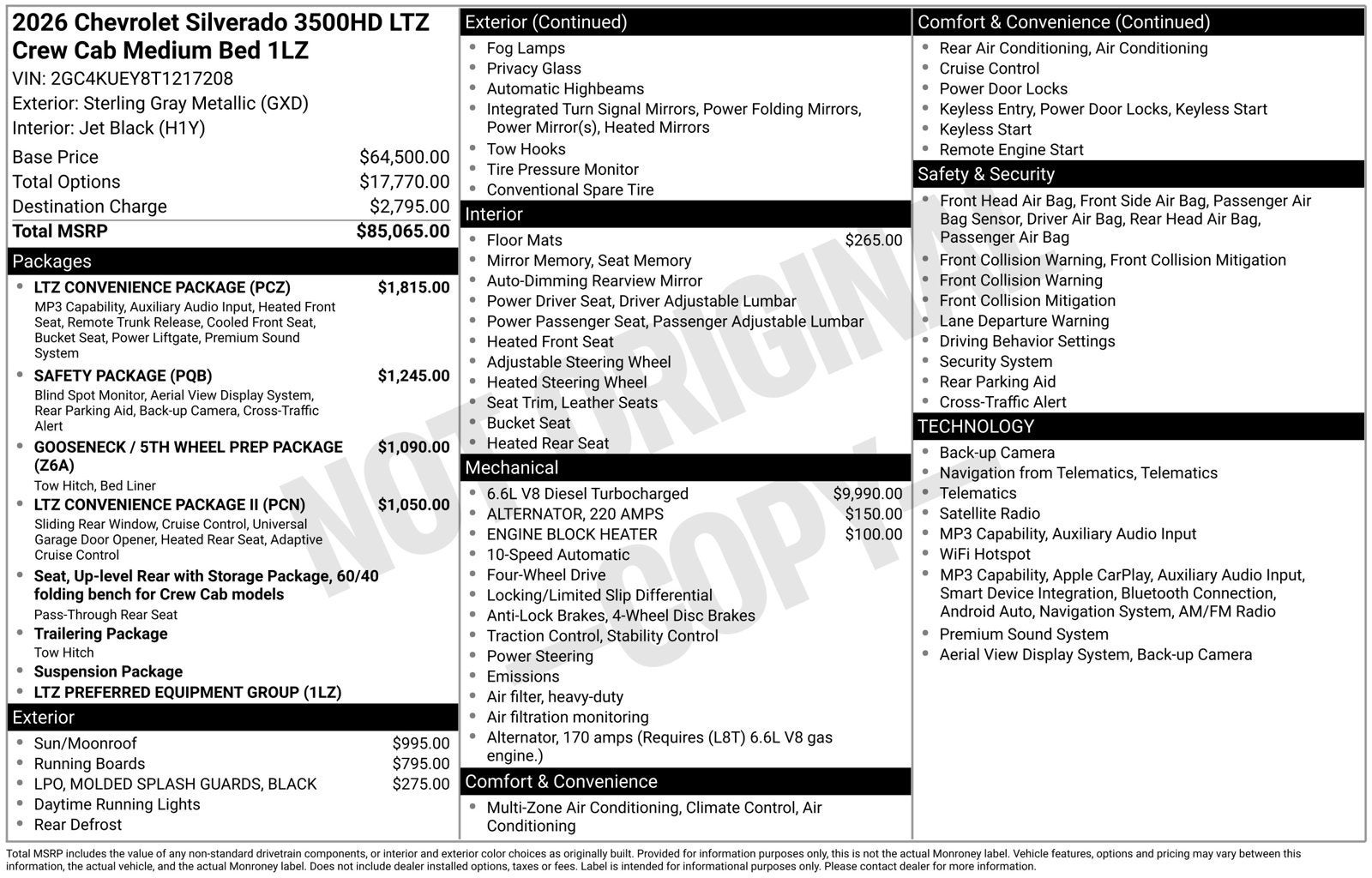 2026 Chevrolet Silverado 3500 HD LTZ
