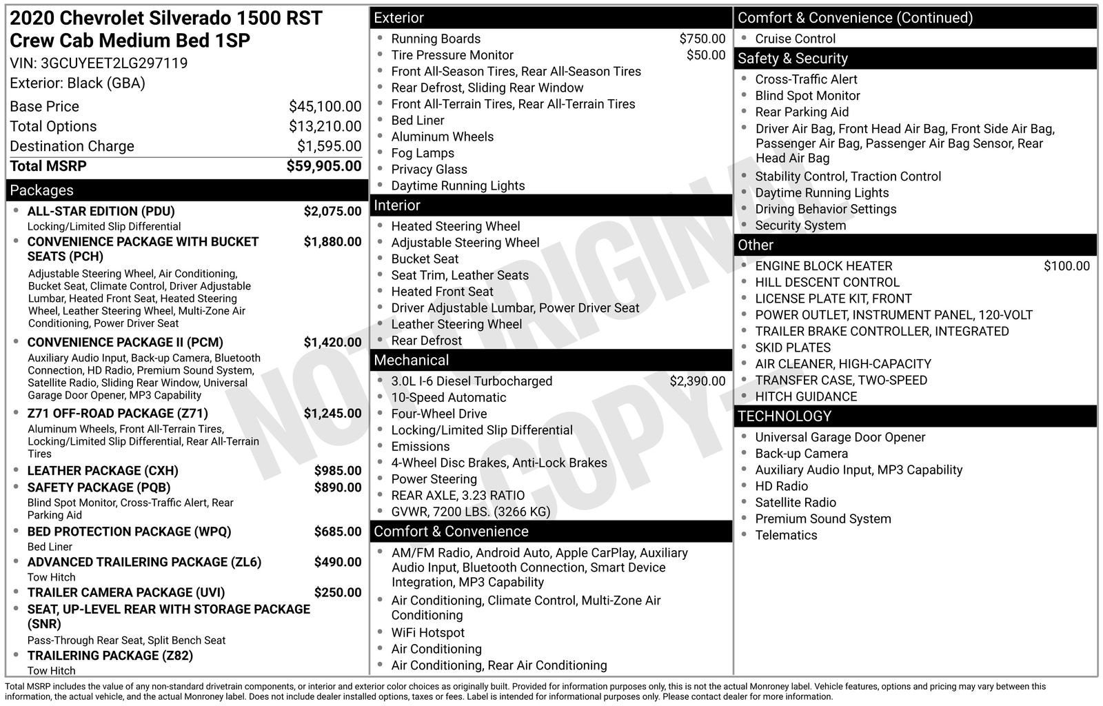 2020 Chevrolet Silverado 1500 RST