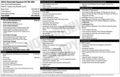 2024 Chevrolet Equinox EV 2RS