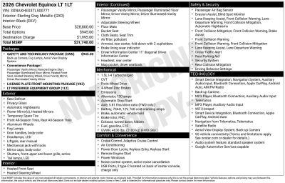 2026 Chevrolet Equinox LT