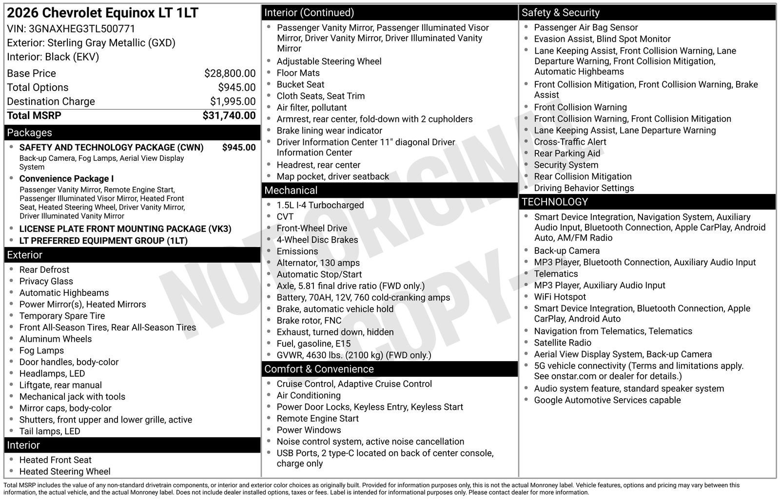 2026 Chevrolet Equinox LT