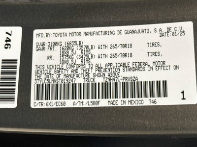 2025 Toyota Tacoma Hybrid Trailhunter