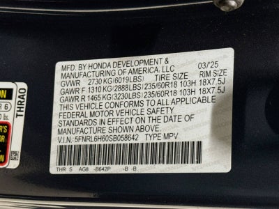 2025 Honda Odyssey EX-L