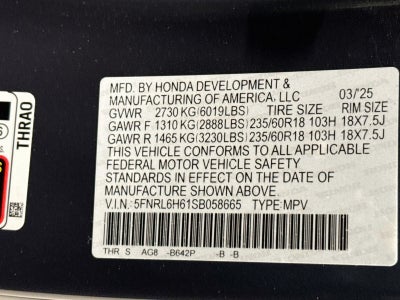 2025 Honda Odyssey EX-L