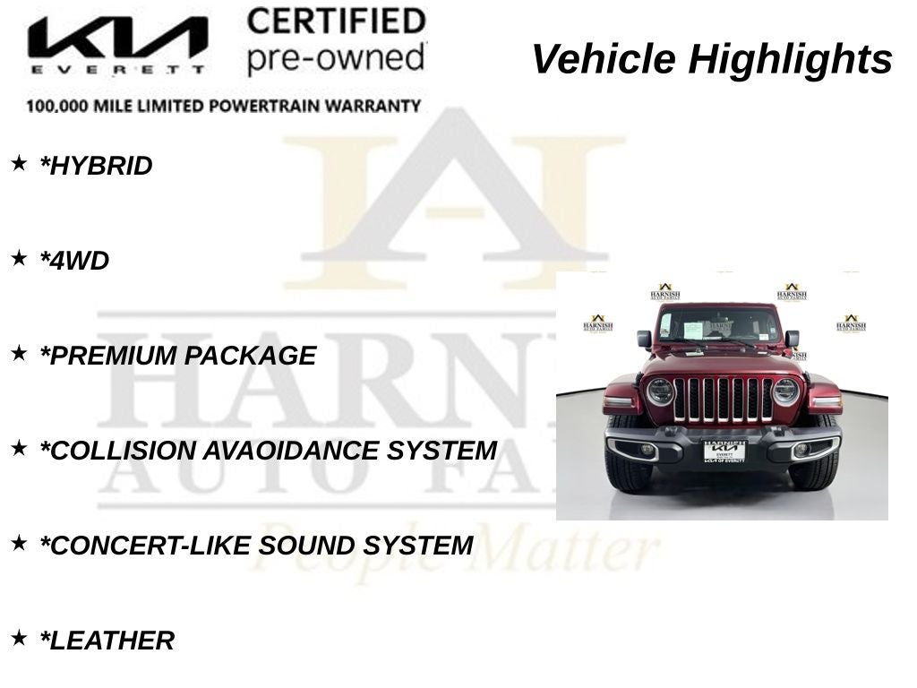 2021 Jeep Wrangler Unlimited Sahara 4xe