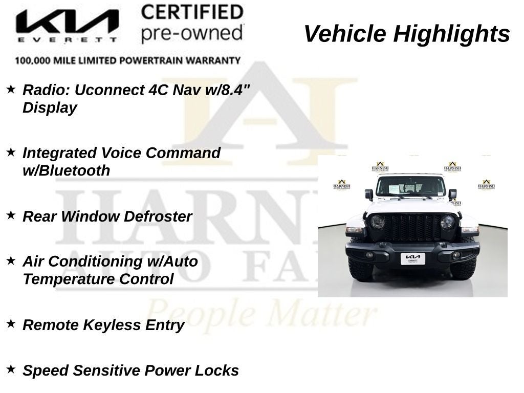 2022 Jeep Gladiator Willys