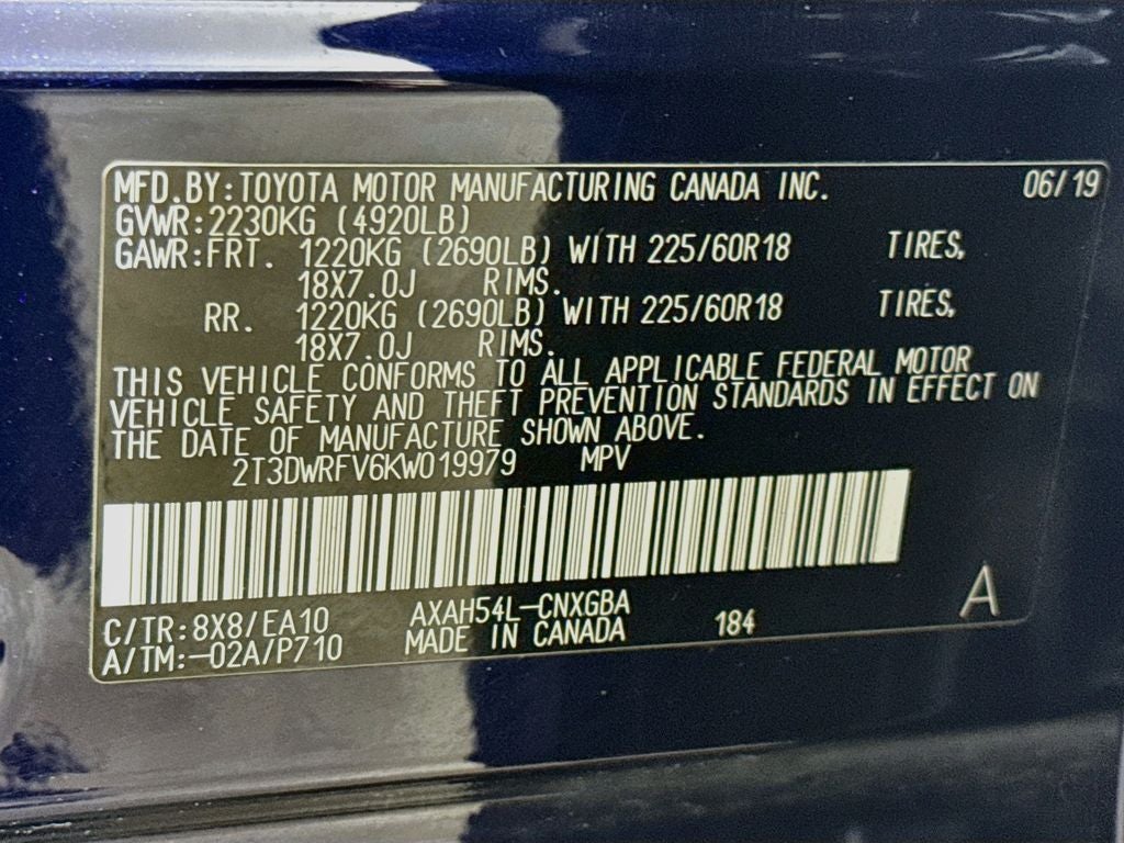 2019 Toyota RAV4 Hybrid Limited