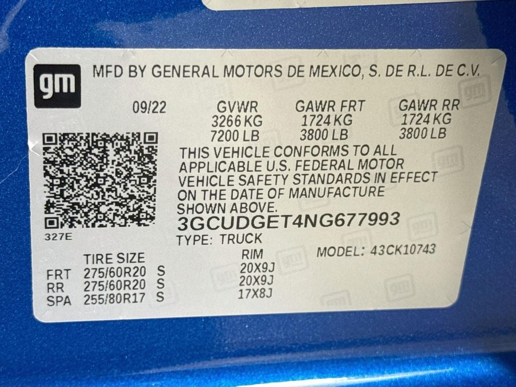 2022 Chevrolet Silverado 1500 LTZ