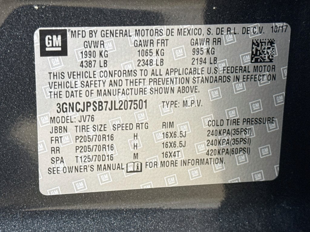 2018 Chevrolet Trax LT