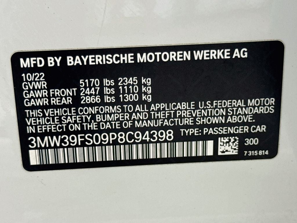 2023 BMW 3 Series 330e xDrive