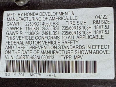 2022 Honda CR-V Hybrid EX-L