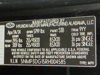 2024 Hyundai Santa Fe Hybrid Limited