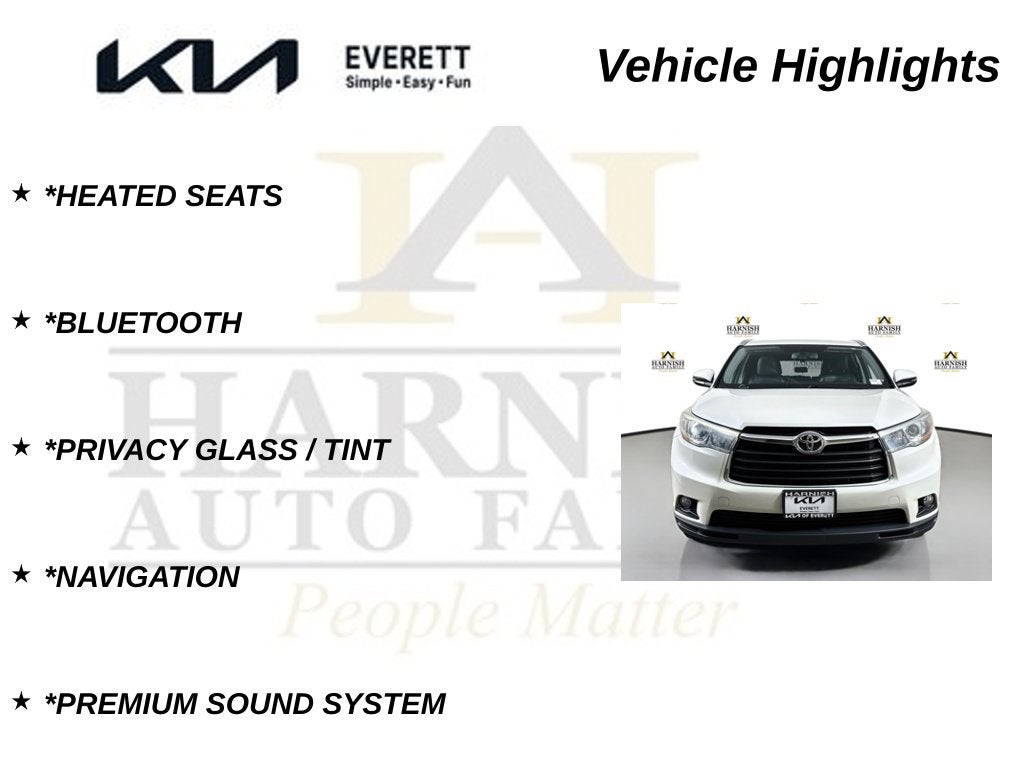 2015 Toyota Highlander XLE V6