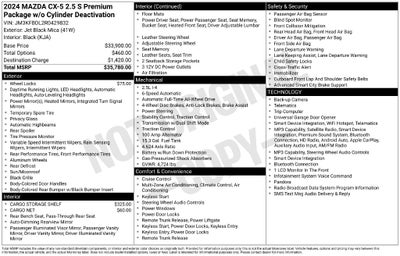 2024 Mazda Mazda CX-5 2.5 S Premium Package