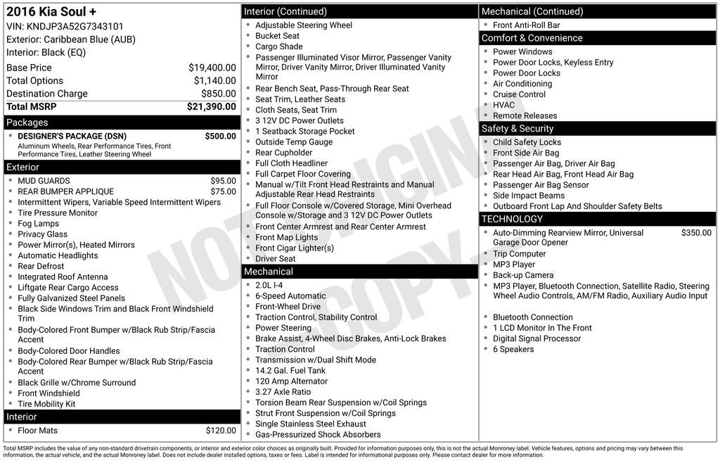 2016 Kia Soul Plus