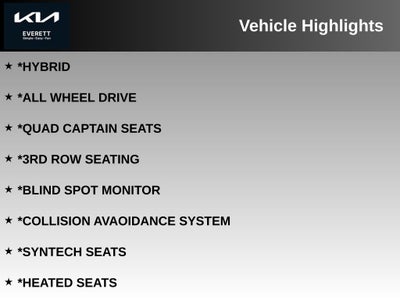 2022 Kia Sorento Hybrid S