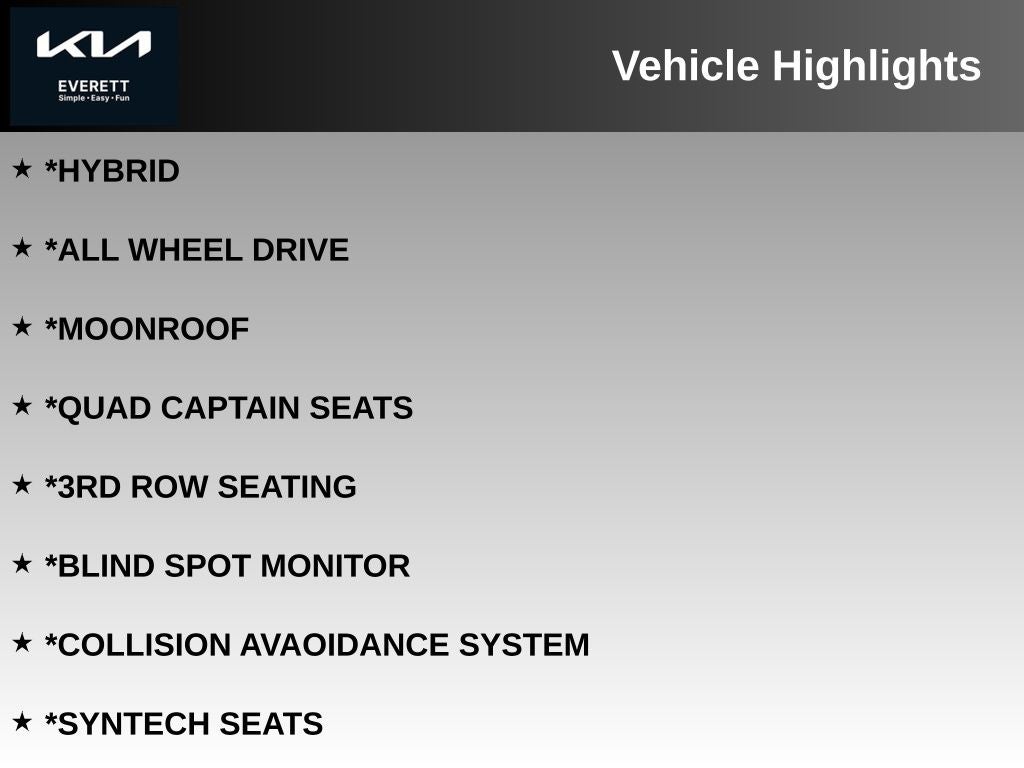 2024 Kia Sorento Hybrid EX