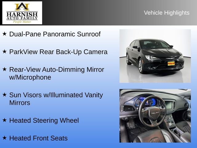 2015 Chrysler 200 S