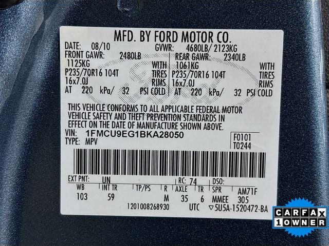 2011 Ford Escape Limited
