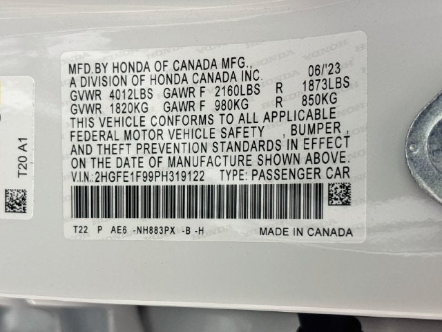 2023 Honda Civic Touring