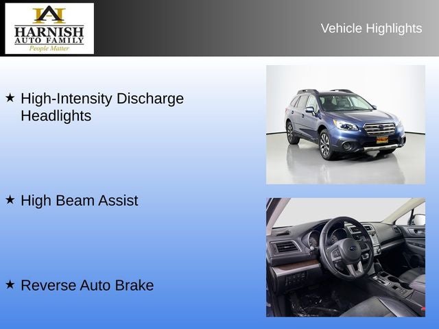 2017 Subaru Outback 2.5i Limited