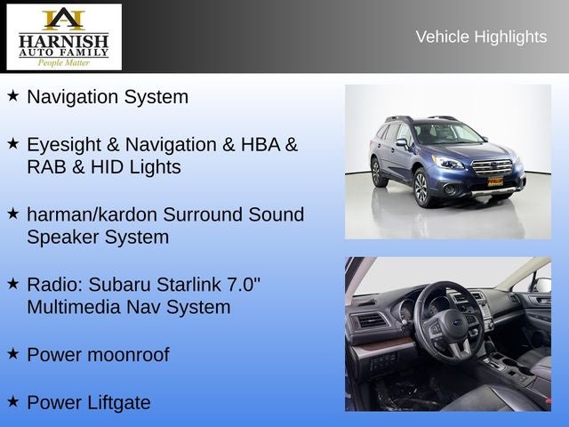 2017 Subaru Outback 2.5i Limited
