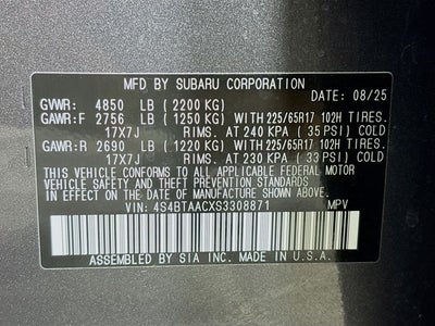 2025 Subaru Outback 2.5i
