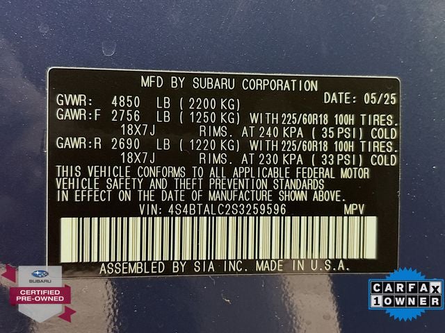 2025 Subaru Outback Onyx Edition