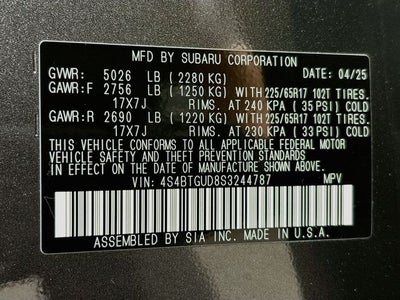2025 Subaru Outback Wilderness