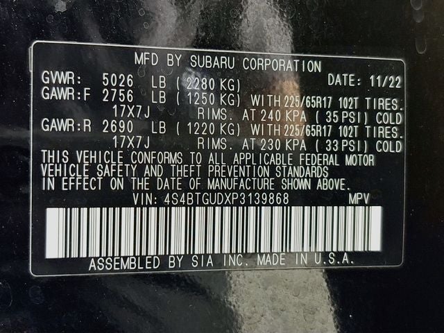 2023 Subaru Outback Wilderness