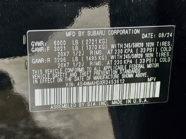 2024 Subaru Ascent Onyx Edition