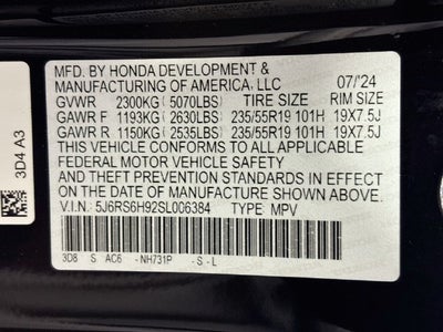 2025 Honda CR-V Hybrid Sport Touring