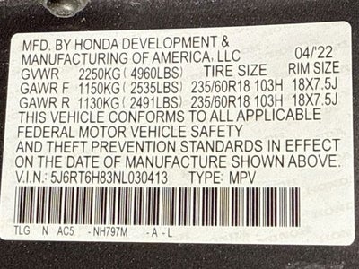 2022 Honda CR-V Hybrid EX-L