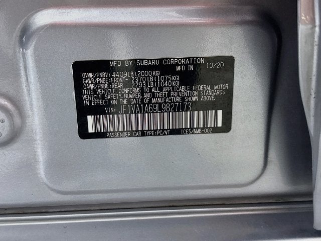 2020 Subaru WRX Base