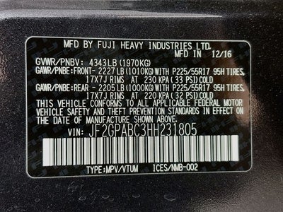 2017 Subaru Crosstrek 2.0i Premium