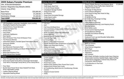 2025 Subaru Forester Premium