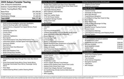 2025 Subaru Forester Touring