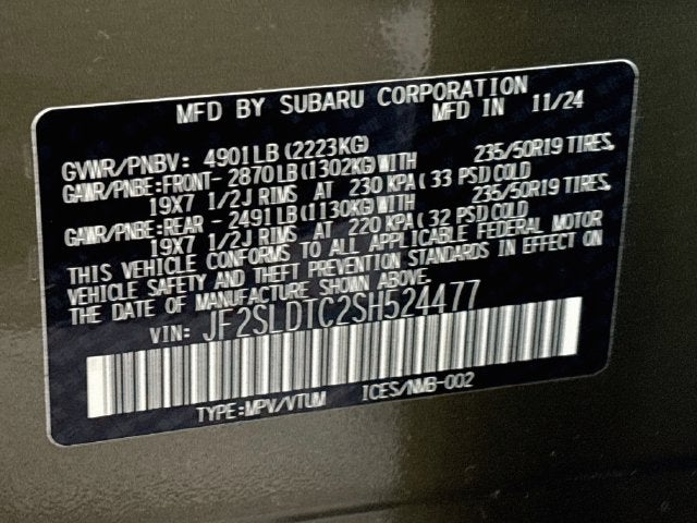 2025 Subaru Forester Touring