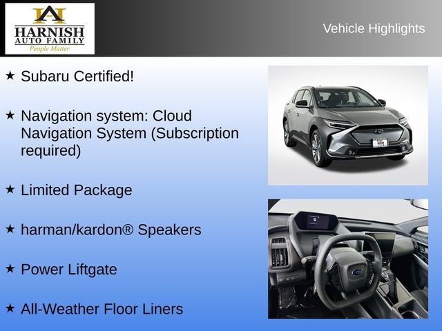 2024 Subaru Solterra Limited