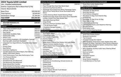 2024 Toyota bZ4X Limited
