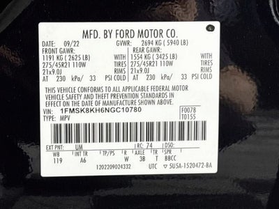 2022 Ford Explorer ST-Line