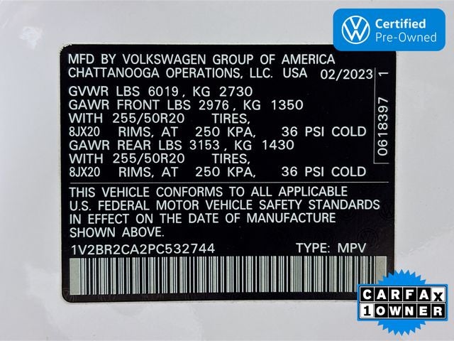 2023 Volkswagen Atlas SEL