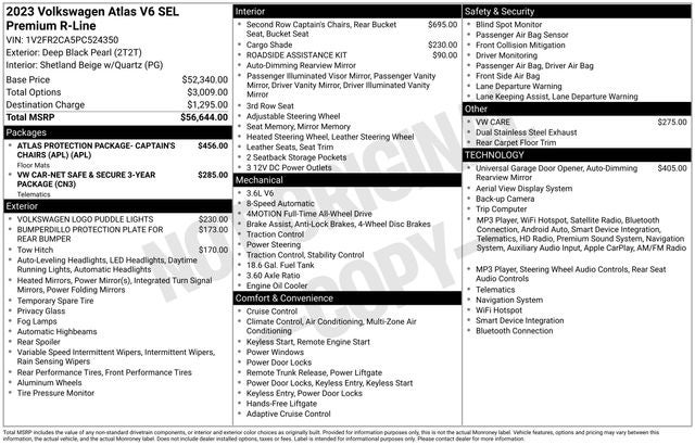 2023 Volkswagen Atlas 3.6L V6 SEL Premium R-Line