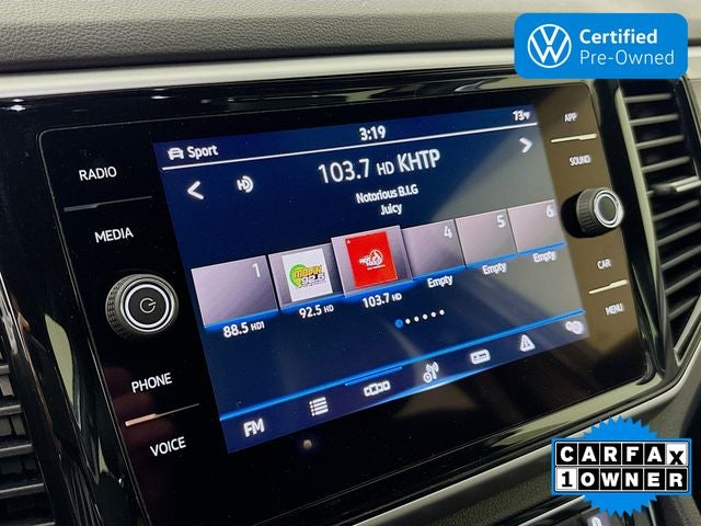 2022 Volkswagen Atlas Cross Sport 3.6L V6 SE w/Technology